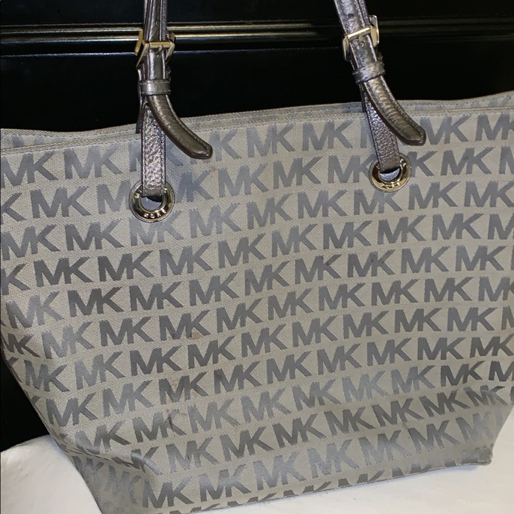 Gray MK Monogram Purse